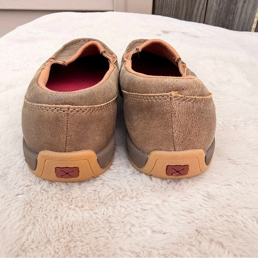Twisted X Slip-On Driving Mocs Size 6